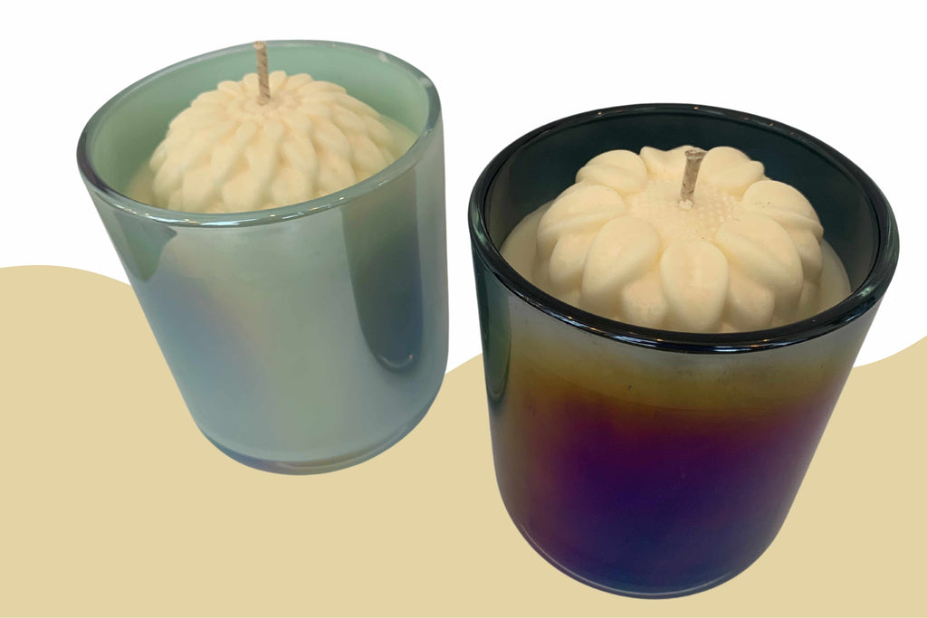 Bloom Candles with Lavender + Frankincense