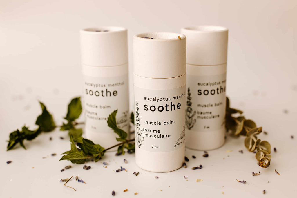 Soothe Muscle Balm with Menthol Crystals, Eucalyptus + Peppermint