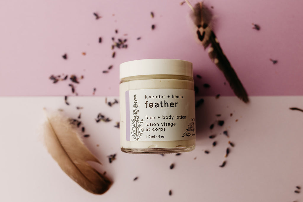 Feather Face + Body Lotion with Lavender + Hemp